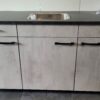 NIEUWE Bruynzeel ATLAS Keuken BETONLOOK ca. 180 cm K/972 - Afbeelding 3