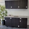 NIEUWE Bruynzeel ATLAS Keuken "ESPRESSO EIKEN" Decor ca. 180 cm K/1013