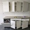 NIEUWE Q-Line Pantry Keuken "Mat Wit Decor" RVS blad met VAATWASSER K/1056 - Afbeelding 6