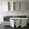 NIEUWE Q-Line Pantry Keuken "Mat Wit Decor" Kunststof blad met VAATWASSER K/1064 - Afbeelding 4