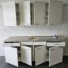 NIEUWE Q-Line Pantry Keuken "Mat Wit Decor" RVS blad  K/1053 - Afbeelding 6