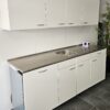 NIEUWE Q-Line Pantry Keuken "Mat Wit Decor" RVS blad met VAATWASSER K/1056 - Afbeelding 7