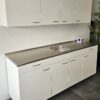 NIEUWE Q-Line Pantry Keuken "Mat Wit Decor" RVS blad  K/1053 - Afbeelding 9