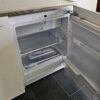 NIEUWE Q-Line Pantry Keuken "Mat Wit Decor" RVS blad met KOELKAST K/1071 - Afbeelding 7