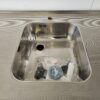 NIEUWE Q-Line Pantry Keuken "Mat Wit Decor" RVS blad met VAATWASSER K/1056 - Afbeelding 12