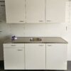 NIEUWE Q-Line Pantry Keuken "Mat Wit Decor" RVS blad met KOELKAST K/1071 - Afbeelding 15