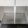 NIEUWE Q-Line Pantry Keuken "Mat Wit Decor" RVS blad  K/1053 - Afbeelding 15