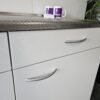 NIEUWE Q-Line Pantry Keuken "Mat Wit Decor" RVS blad  K/1053 - Afbeelding 17