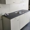 NIEUWE Q-Line Pantry Keuken "Mat Wit Decor" Kunststof blad met KOELKAST K/1075 - Afbeelding 14