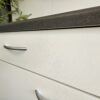 NIEUWE Q-Line Pantry Keuken "Mat Wit Decor" Kunststof blad met KOELKAST K/1075 - Afbeelding 25