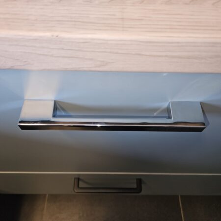 Greep Q-line zilver 128mm-160mm GRQL12
