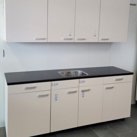 NIEUWE Bruynzeel ATLAS Keuken "MAGNOLIA MAT" Decor ca. 210 cm  K/1103