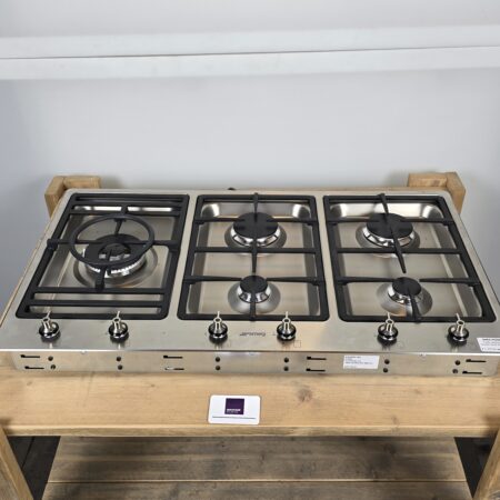 SMEG PS906NLK 5 PITS GASKOOKPLAAT - NIEUW