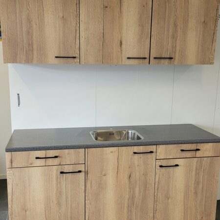 NIEUWE Bruynzeel ATLAS Keuken “Wild Eiken Houtlook” ca. 180 cm  K/1120