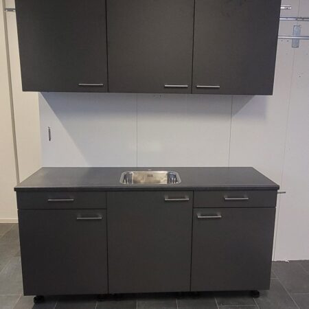 NIEUWE Bruynzeel ATLAS Keuken "Grafiet Decor" ca. 180 cm  K/1130