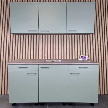 NIEUWE Q-Line ARTEGO Keuken “Pastell EUCALYPTUS” decor  K/1143