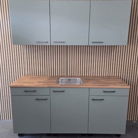 NIEUWE Q-Line ARTEGO Keuken “Pastell EUCALYPTUS” decor  K/1182
