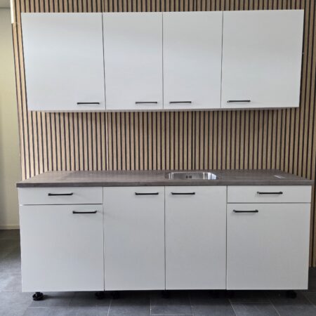 NIEUWE Q-Line ARTEGO Keuken “Mat Wit” decor  K/1186
