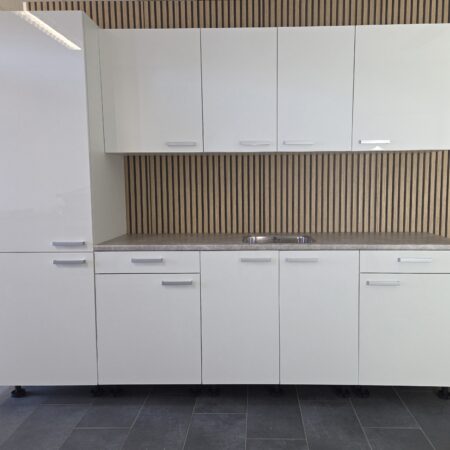 NIEUWE Q-Line ARTEGO Keuken PANTRY “Hoogglans Wit” Kunststof blad  K/1216